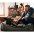 thumbnail image 6 of P.L.A.Y. Lounge Bed: Houndstooth - Black/Gray, Small - Luxury Pet Bed, Dogs & Cats, Removable Reversible Cushion, Machine Washable, 24 x 19 x 7", 6 of 7