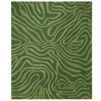 Temi Coker for Walmart Hand Tufted Area Rug, 8' x 10', Green