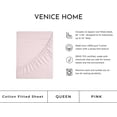 thumbnail image 2 of 100% Cotton Fitted Sheet Only - Deep Pocket up to 16inch - All-Around Elastic - T-Shirt Fabric Jersey Knit - Extra Soft - Easy Fit - All Season - Comfy, 2 of 4
