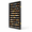 Black Finish, variant on Black Finish Wall Mountable Challenge Display Case Cabinet Rack