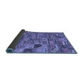 thumbnail image 2 of Ahgly Company Indoor Rectangle Patchwork Blue Transitional Area Rugs, 4' x 6', 2 of 4