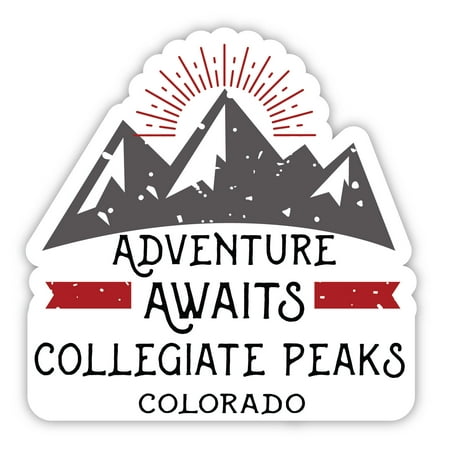 

Collegiate Peaks Colorado Souvenir 4-Inch Magnet Adventure Awaits Design