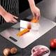 thumbnail image 2 of Thickened Stainless Steel Cutting Board for Kitchen - , Ideal for Kneading Dough & Chopping, 2 of 5