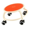 thumbnail image 1 of Tabouret Bas Rond à Roulettes, Tabouret de Pédicure Rotatif à 360 Degrés Repose-Pieds Robuste Tabouret Mini Mobile, Tabouret à Roulettes Universel pour Garage Salon Maison, 1 of 7