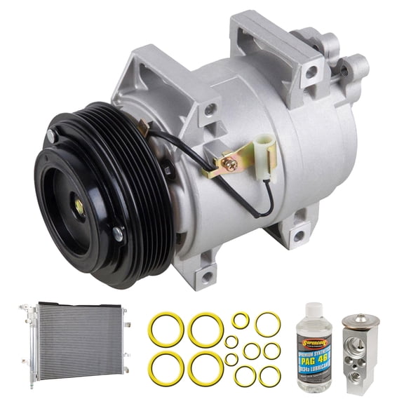 For Volvo V70 & XC70 A/C Kit w/ AC Compressor Condenser & Drier - BuyAutoParts