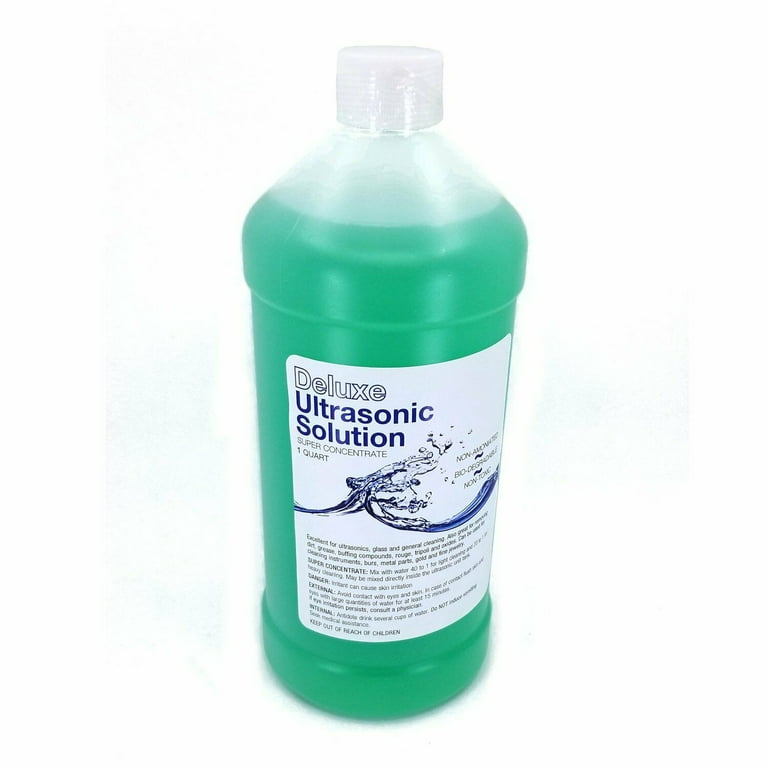 Ultrasonic Solution Cleaner Liquid Non-Ammoniated - 1 Quart Bottle