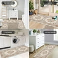 thumbnail image 3 of Boho Kitchen Rugs Sets of 3 Farmhouse Kitchen Runner Rugs and Mats Non Skid Washable Kitchen Mats for Floor Cushioned Waterproof Kitchen Floor Mat Laundry Room Area Rug Runner Carpet, 3 of 6