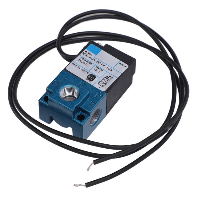 Válvula Solenoide Neumática, Amplia Aplicación, Bajo Consumo De Energía, aleación De Aluminio, Válvula Solenoide Eléctrica De Alta Frecuencia, 24 V, Precisa Para Talleres