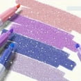 thumbnail image 4 of 72pcs 10ml Dual-Tip Glitter Marker Pens, Double-Sided Pearl Glitter Markers with Soft Head, Sparkling Fluorescent Watercolor Pens for Art Craft Handmade Journal Scrapbooking, C, 4 of 9