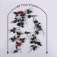 thumbnail image 3 of Fiudx Artículos en oferta con ofertas flash Enredadera de rosa negra artificial, guirnalda artificial para boda, rosa falsa, guirnalda de flores colgantes de rosas artificiales, decoración de Hallowe, 3 of 7