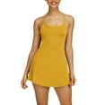 thumbnail image 4 of TheFound Femmes Robe de Sport Bretelles de Couleur Unie Jupe avec Doublure Short, 4 of 9