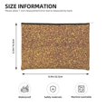 thumbnail image 3 of Cauagu Golden Glitter for Tyvek Makeup Bag,Reusable Travel Cosmetic Bag Women Organizer Toiletry Bag Birthday,Gifts for Women Girlfriend Mom Teacher 6.5’’*8.9’’, 3 of 7
