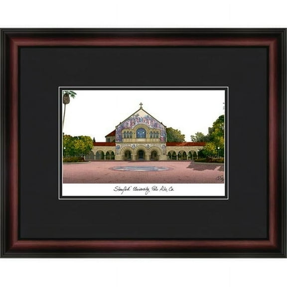 Campus Images CA932A Stanford University Academic Lithograph Frame
