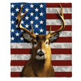 thumbnail image 5 of Dmlowu 4th of July Decorations Fleece Blanket 28x39" Luxury Soft Blanket Multifunctional Bed Blanket Independence Day Warm Throw Blanket for Couch Travel Camping Living Room Home Decor, 5 of 5