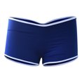 thumbnail image 2 of Abcnature Plus Size Shorts, Womens Athletic Shorts, Women Buttocks High Waist Solid Color Bandage Sweats Yoga Shorts, Comfy Beach Shorts, Yoga Pants, Cycling Sport Shorts Blue S, 2 of 4