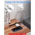 thumbnail image 2 of Cable de carga USB C 3 en 2 para Apple Watch y iPhone, paquete de 2, 2 of 7