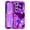Amaranth Purple, variant on Casetego for Samsung Galaxy S23 Plus Case,Glow in The Dark Three Layer Heavy Duty Shockproof Hard Plastic Bumper +Soft Silicone Rubber Protective 6.6 inch Case,Blue Rose