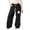 Black, variant on CAIXIA Girls Sweatpants Size 7-8 Girls Lightweight Athletic Pants with Bow Tie Detail Wide Leg Joggers for Casual Comfort and Play,Black