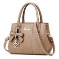 thumbnail image 1 of Bolso de mujer con textura de lazo en el hombro inclinado y gran capacidad con hilo de bordar, 1 of 6