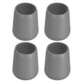 thumbnail image 1 of Unique Bargains 4 Pcs Silicone Fishing Rod Butt Cushion Protector Cap, Large, Gray, 1 of 7