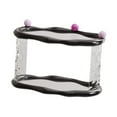 thumbnail image 2 of yotijay Makeup Organizer Bedroom Desk Counter Skincare Products Perfume Display Rack Black, 2 of 9