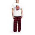 thumbnail image 5 of CafePress - My Cat Is My Valentine Pajamas - Men's Light Loose Fit Cotton Pajama Set, 5 of 7