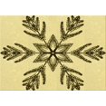 thumbnail image 1 of Ahgly Company Machine Washable Indoor Rectangle Transitional Sun Yellow Area Rugs, 7' x 9', 1 of 7