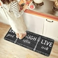 thumbnail image 2 of Fork Flannel Kitchen Rug, Kitchen Rugs Mats with Dirty Resistance, Washable, Decorative Kitchen Mat Non-Slip, Kitchen Mats 47x17inch, 2 of 3