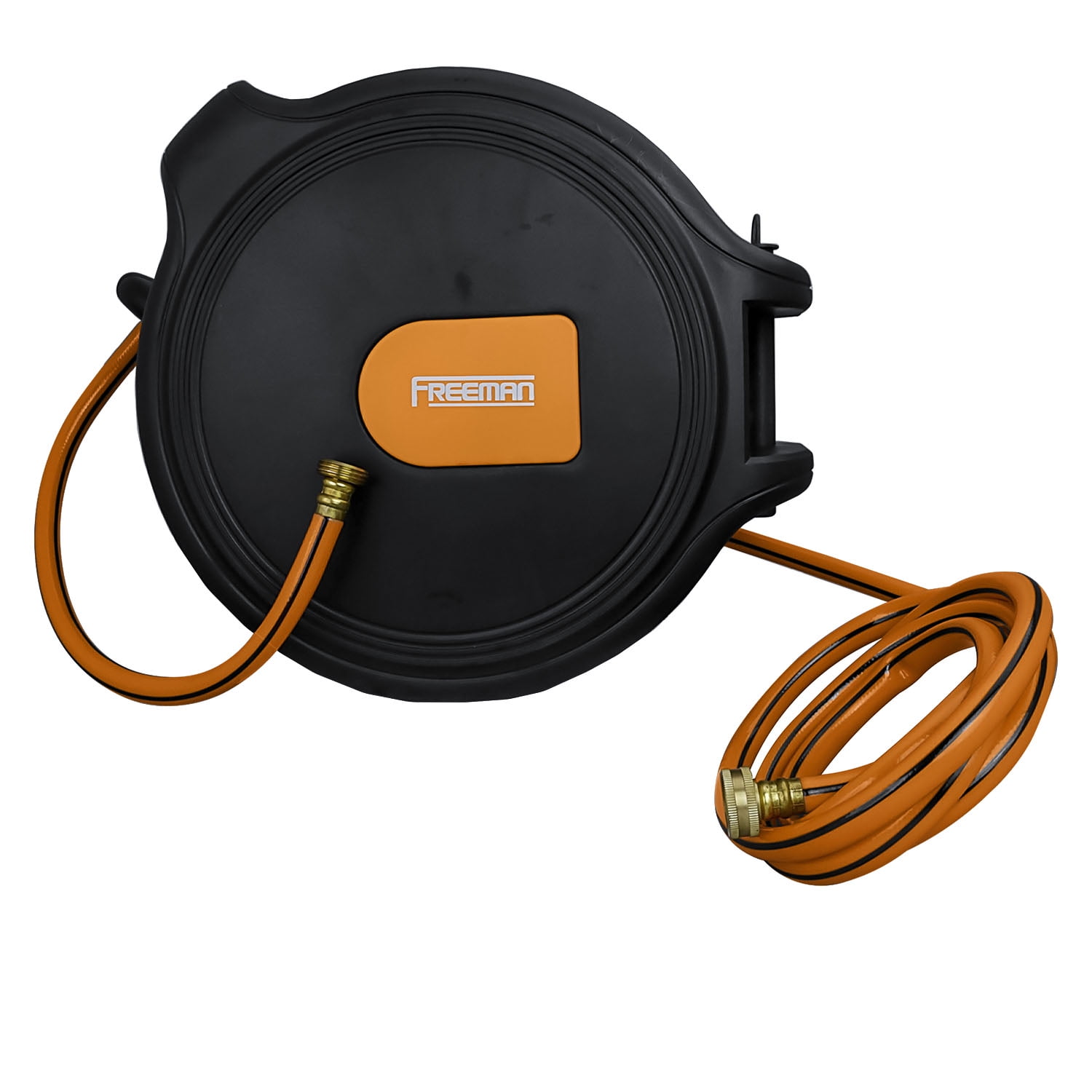 Freeman PWHR1265N 1/2" x 65' Retractable Water Hose Reel with Spray Nozzle