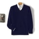 thumbnail image 3 of Men Sweater V Neck Pullover Long Sleeve Wool Knitwear Casual Tops Autumn Winter New Version Soft And Comfortable Men's Thin Top, 3 of 5