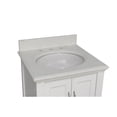 thumbnail image 2 of Beverly 24" Bathroom Vanity with White Cabinet and Quartz Top, 2 of 7