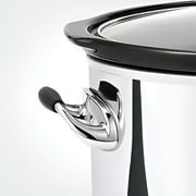 Crock-Pot Programmable 7-Quart MyTime Cook & Carry Slow Cooker, Stainless Steel