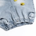 thumbnail image 5 of Ruyang Girls Ripped Jeans Elastic Waist Denim Pants Teens Baggy Wide Leg Distressed Jeans with Pockets Kids Streetwear Summer Pants, 5 of 9