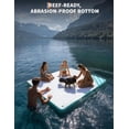 thumbnail image 4 of Bingirl Adult-Friendly Inflatable Floating Dock Swim Platform with Non-Slip Surface for Lakes, Beaches, and Oceans, 4 of 6
