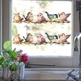 thumbnail image 4 of Hand drawn flower bird decorative window stickers, electrostatic stickers, 4 of 10