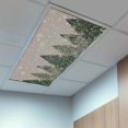 thumbnail image 2 of 3 Pack Merry Chrismas Fluorescent Light Covers for Ceiling Lights Gray Snowflake Xmas Tree Magnetic Ceiling Light Covers Overhead Light Filters for Office Classroom Home, 2 of 9