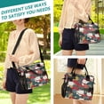 thumbnail image 5 of FORMRS Insulated Lunch Bag Unisex Large Capacity with Shoulder Strap, Black Lucky Cat, 5 of 6