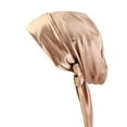 thumbnail image 1 of Qarigey Gorro de seda para mujer, lazo de serpentina a la moda, tocado suave, cubierta para la cabeza, turbantes, envolturas para el cabello para mujer, Type3 NO3 Qarigey AP008209-11, 1 of 3