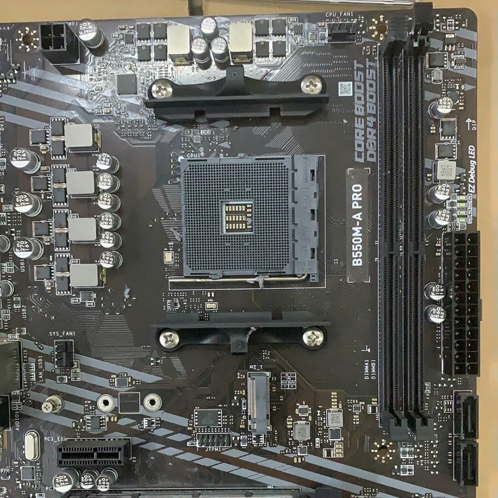 B550M-A PRO Motherboard AM4 DDR4 64G SATA3 M.2 PCI-E4.0 USB 3.2 Gen1 Micro ATX PC Support 3rd Gen