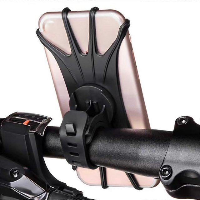 Bicycle Phone Holder, Electric Vehicle Silicone Holder, Support for Use on Bicycles or Motorcycles