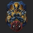 thumbnail image 2 of Women's Marvel: Deadpool & Wolverine Claw Pose Portrait Racerback Tank Top, 2 of 4