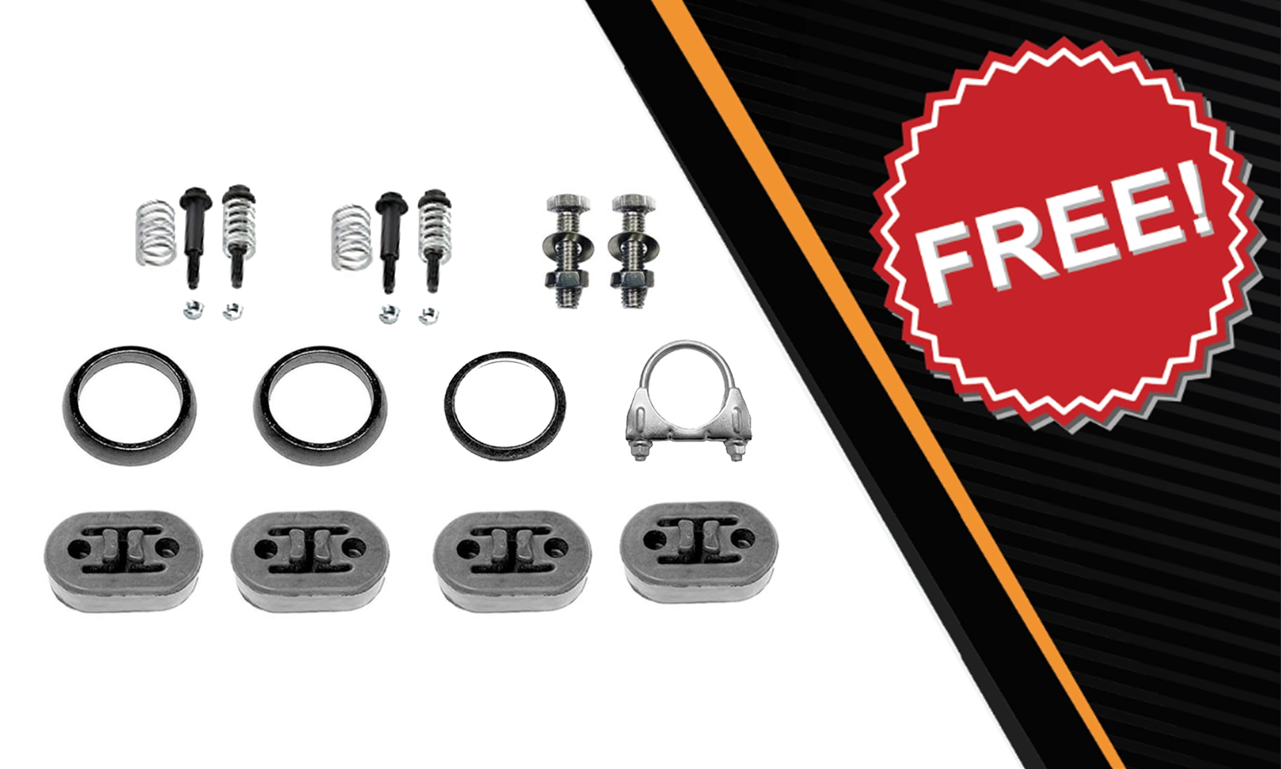Northeastern Exhaust | Stainless Steel Complete Exhaust System Kit Fits 2003–2011 Honda Element 2.4L | Direct-Fit Replacement
