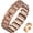3X Copper, variant on Wollet 99.9% Pure Copper Magnetic Bracelet Set , Valentine's Day Jewelry Gifts for Men 8.66in（22cm）