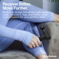 thumbnail image 5 of Brookstone Deep Tissue Extended Handle Massage Gun for Pain Relief & Muscle Recovery in Hard to Reach Places  with 6-Speed Percussion Massager, 4 Heads with Adjustable Speed UPTO 3200 RPM, 5 of 10