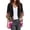 Black, variant on Noric Women's Floral Print Chiffon Cardigan Casual 3/4 Sleeve Open Front Loose Fit Lightweight Daily Layering Cover Up