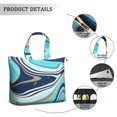 thumbnail image 2 of 22 Inch Oversized Travel Bag Lightweight Canvas Weekender Duffel with Multi Pockets, Colorful Pop Pattern, 2 of 5