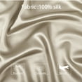 thumbnail image 5 of Unique Bargains 3 Piece 25 Momme Smooth Silk Pillow Cases, Queen, Taupe, 5 of 8