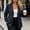 Dark Blue, variant on **Womens Casual Lightweight Pinstripe Blazer Single Button Work Jacket White**,Size 2XL