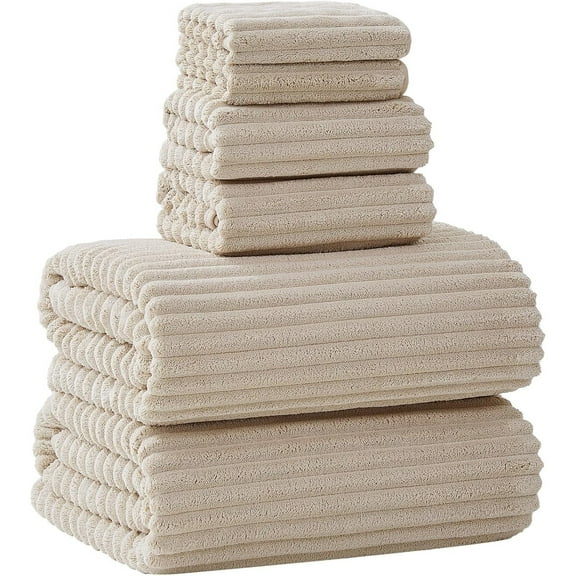Extra Large Bath Towel Set of 6 (40"x80"),Oversized Bath Sheet Super Soft Highly Absorbent Microfibers Quick Dry Luxury Shower Towel for Bathroom Spa Gym Hotel Yoga(Blue, 6Piece)