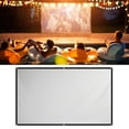 thumbnail image 1 of Portable Outdoor Projection Screen, 16:9 4K HD Movie Screen with Carry Bag, Foldable Anti Crease, for Indoor Outdoor Home Theater Film Night Party Camping, 1 of 7